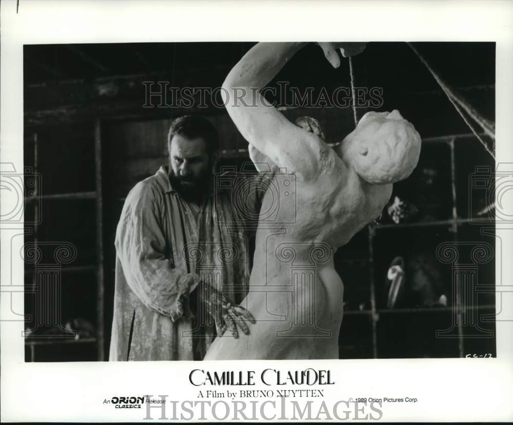 1989 Press Photo Gerard Depardieu stars in the film &quot;Camille Claudel&quot;- Historic Images