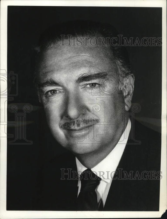 1971 Press Photo Walter Cronkite on 