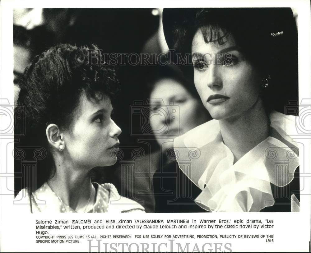 1995 Press Photo SalomÃ©, Alessandra Martines in a scene from &quot;Les MisÃ©rables&quot;- Historic Images