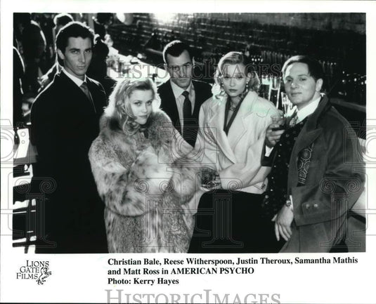 2000 Press Photo The cast of the thriller film "American Psycho" - lrp61783- Historic Images