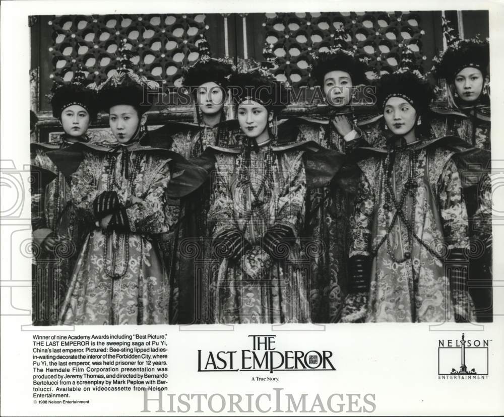 1988 Press Photo &quot;The Last Emperor&quot; Movie Scene - lrp67341- Historic Images