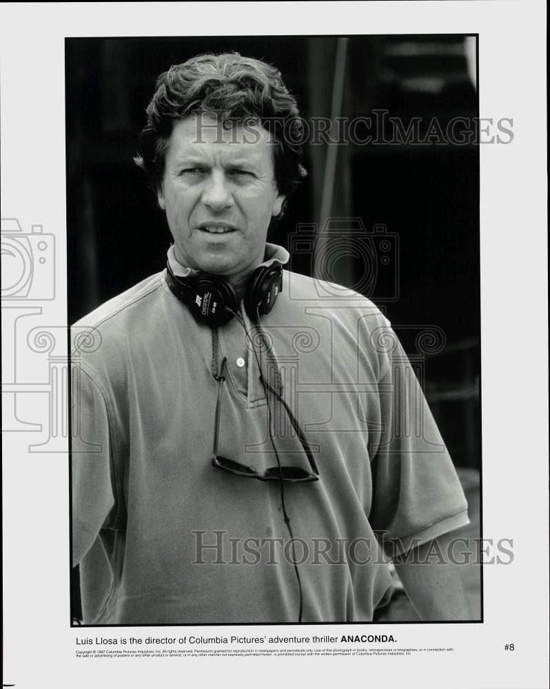 1997 Press Photo Luis Llosa, Director of &quot;Anaconda&quot; Movie - lrp70118- Historic Images