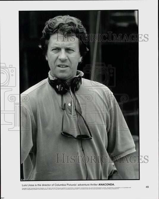 1997 Press Photo Luis Llosa, Director of "Anaconda" Movie - lrp70118- Historic Images
