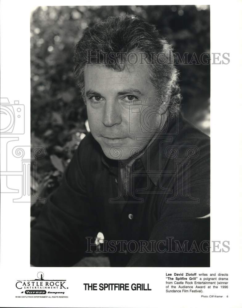 1996 Press Photo Lee David Zlotoff, Writer/Director of &quot;The Spitfire Grill&quot; - Historic Images