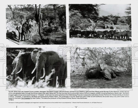 1989 Press Photo Scenes from the film "Cheetah" - lrp83628 - Historic Images