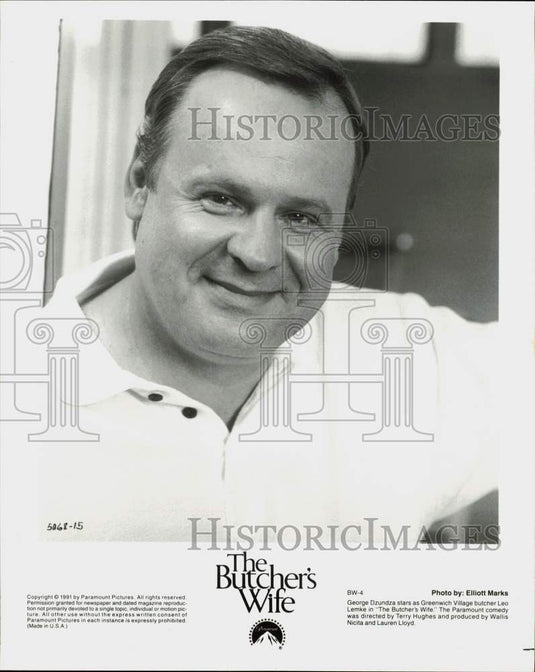 1991 Press Photo Actor George Dzundza in "The Butcher's Wife" Movie - lrp90174- Historic Images