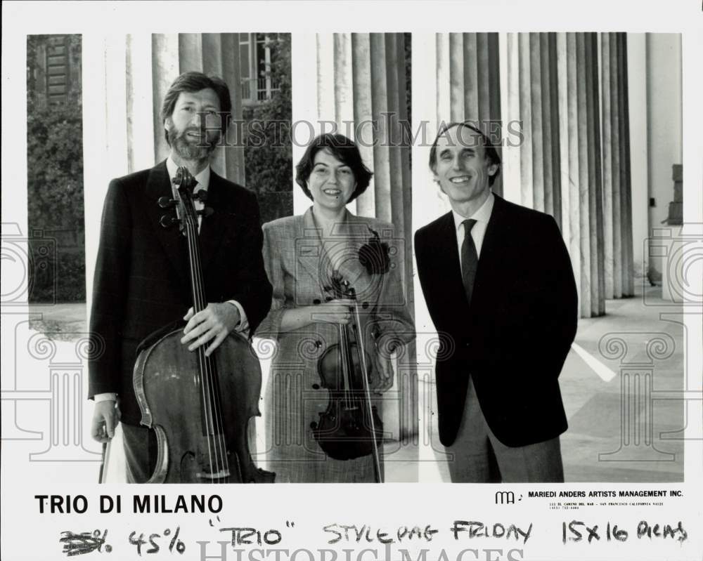 Press Photo Trio Di Milano, Music Group - lrp90665- Historic Images