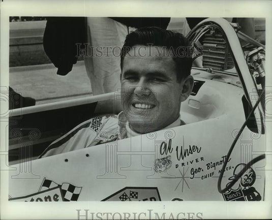 1968 Press Photo Race car driver Al Unser - lrs14150- Historic Images
