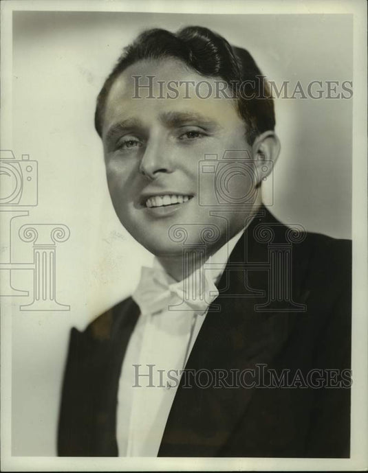 1949 Christopher Lynch Tenor Star of NBC's "Voice of Firestone" - Historic Images