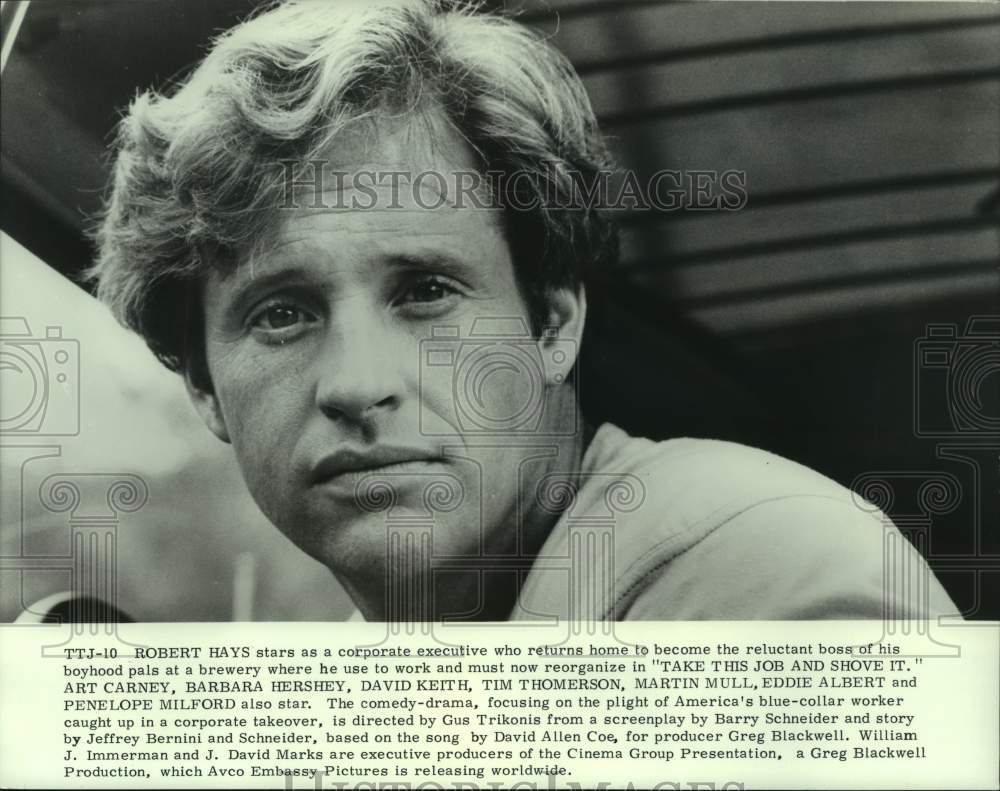 1981 Robert Hayes in "Take This Job And Shove It" - Historic Images