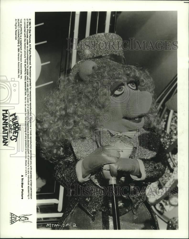 1995 Miss Piggy Appears In &quot;The Muppets Take Manhattan&quot; Movie - Historic Images