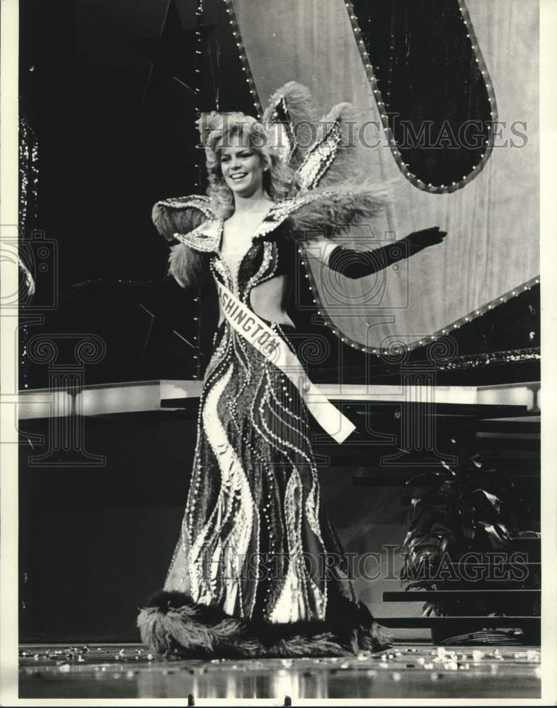 1983 Miss Washington Kathi Tucker Contestant in 1983 Ms USA Pageant - Historic Images