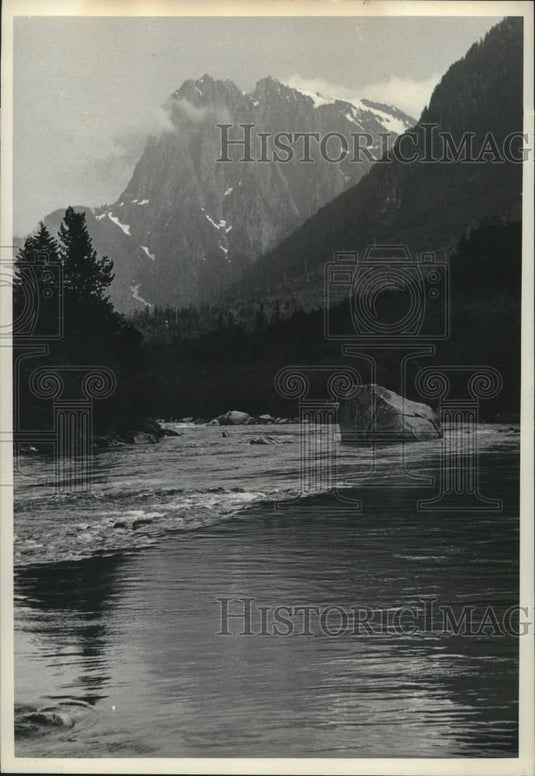 Cascade Mountains of Western Washington Photo of Nature's Beauty - Historic Images