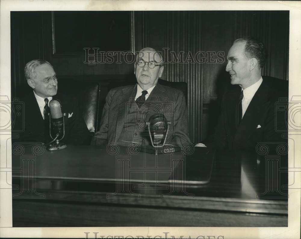 1946 U.S Justices Felix Frankfurter, Harlan S. Stone, Frank Murphy - Historic Images