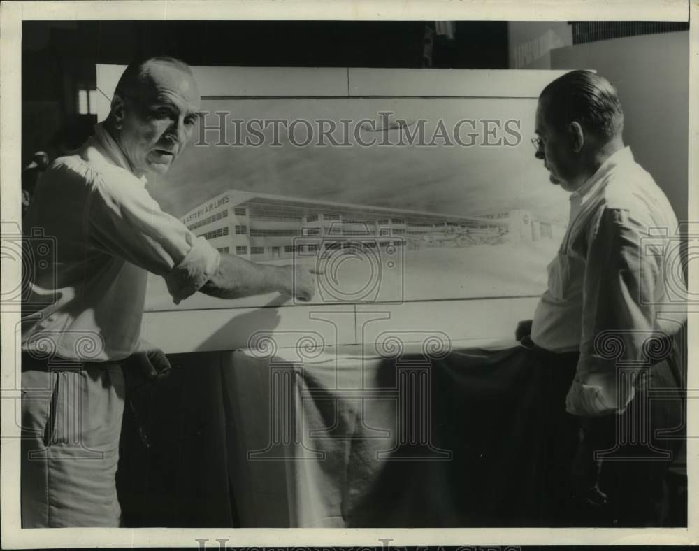 Press Photo E.V. Rickenbacker &amp; Paul H. Brattain - lrx03210 - Historic Images