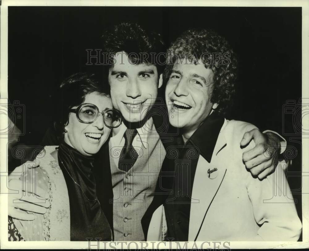 Press Photo John Travolta reunites with the producers of &quot;Grease&quot; - lrx03753- Historic Images