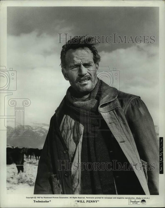 1967 Charleton Heston stars in film Will Penny - Historic Images