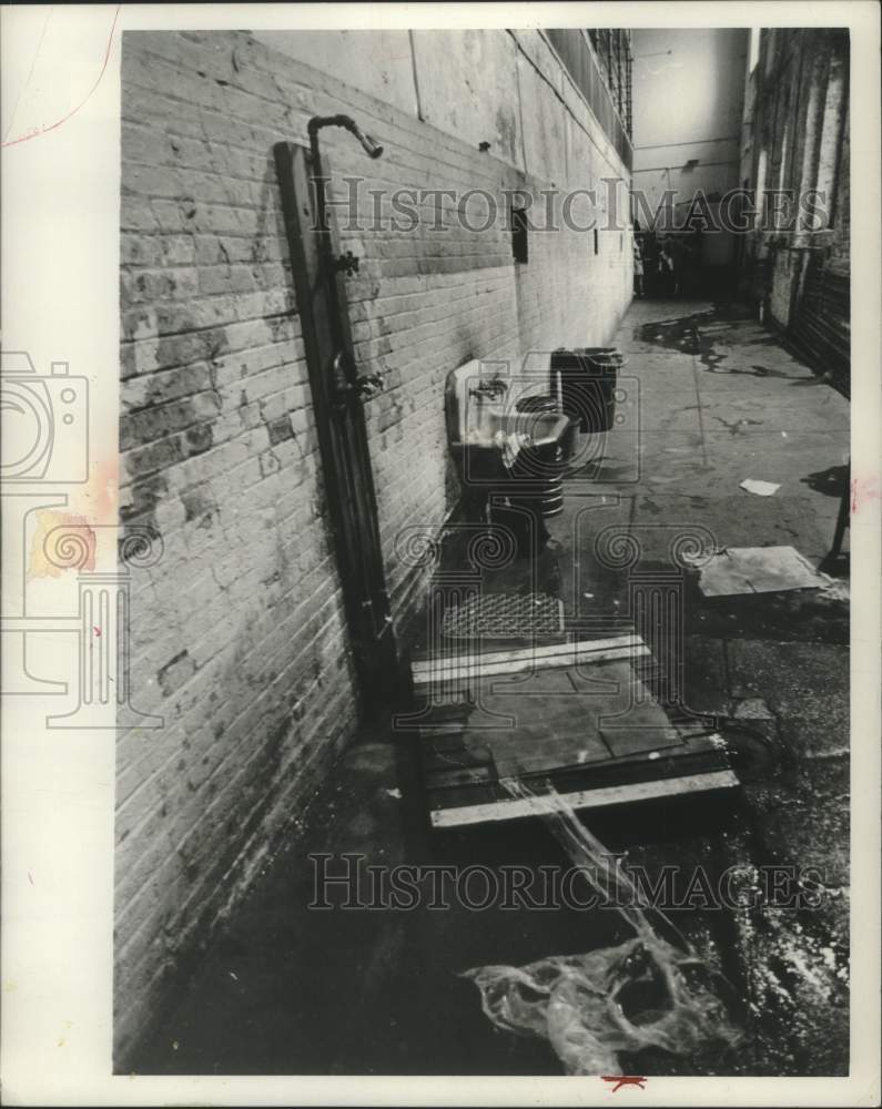 1980 Bad conditions of the Deer Island House of Correction - Historic Images