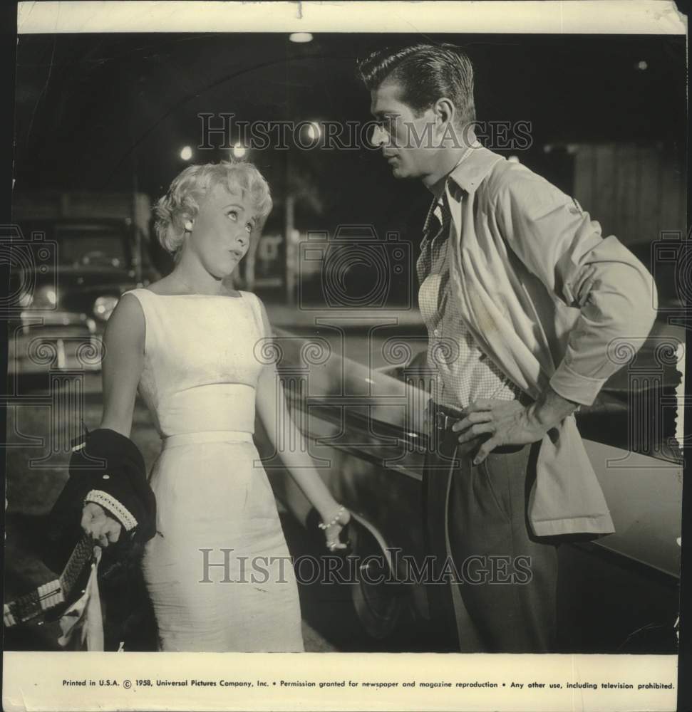 1958 Actress Jane Powell &amp; Unidentified Actor - Historic Images