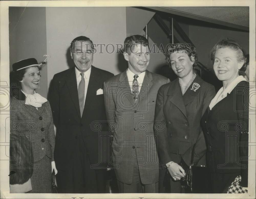 1958 Members of Scandinavian Royalty Ready for Flight to Minnesota - Historic Images