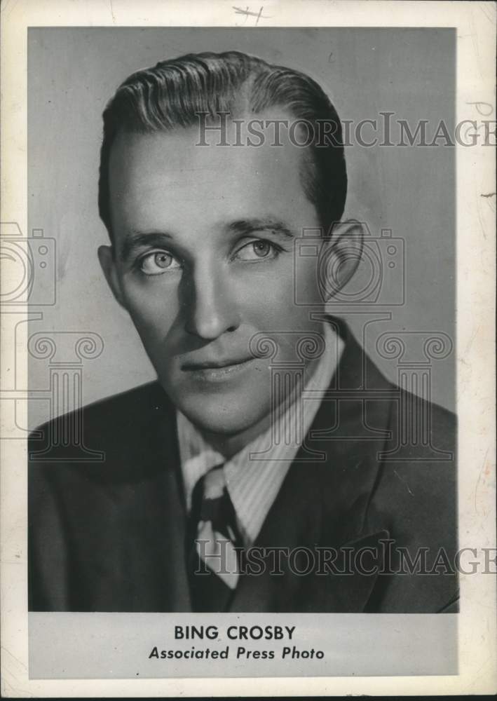 1949 Entertainer Bing Crosby - Historic Images