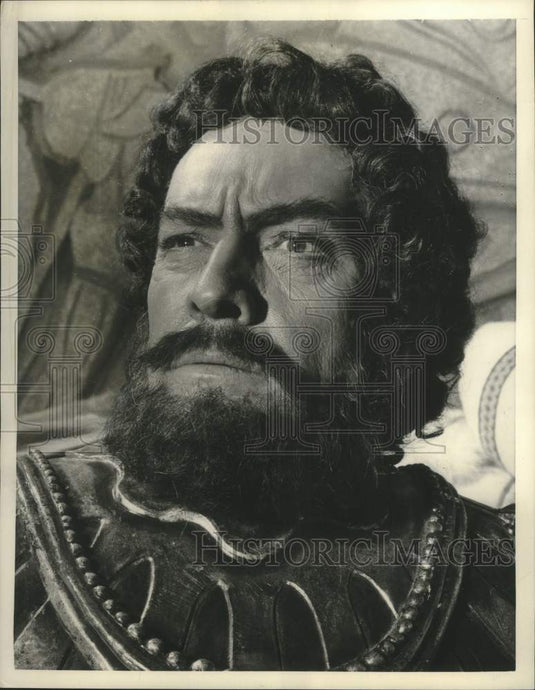 1955 Actor Fredric March stars in the movie "Alexander The Great" - Historic Images