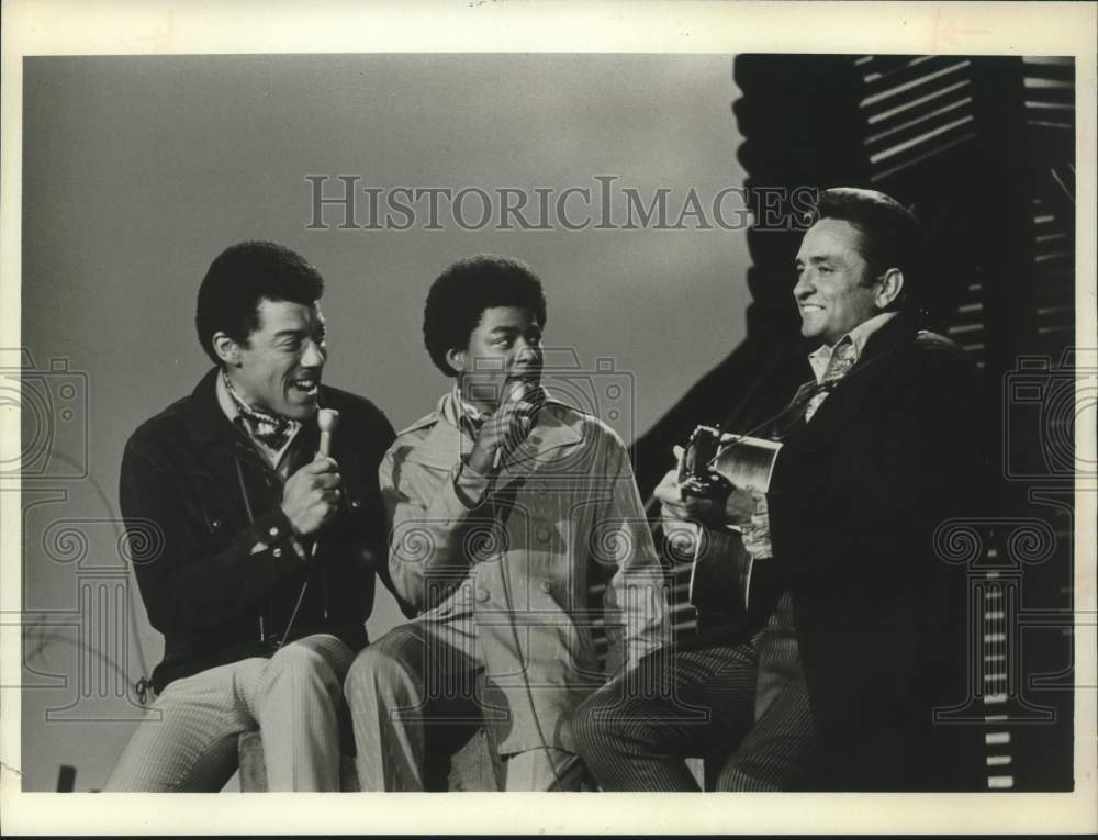 1969 Singer O.C. Smith &amp; Son Join Johnny Cash on Johnny Cash Show - Historic Images