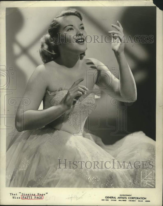 1956 Vocalist Clara Ann Fowler appears at Upper Midwest Auto Show - Historic Images