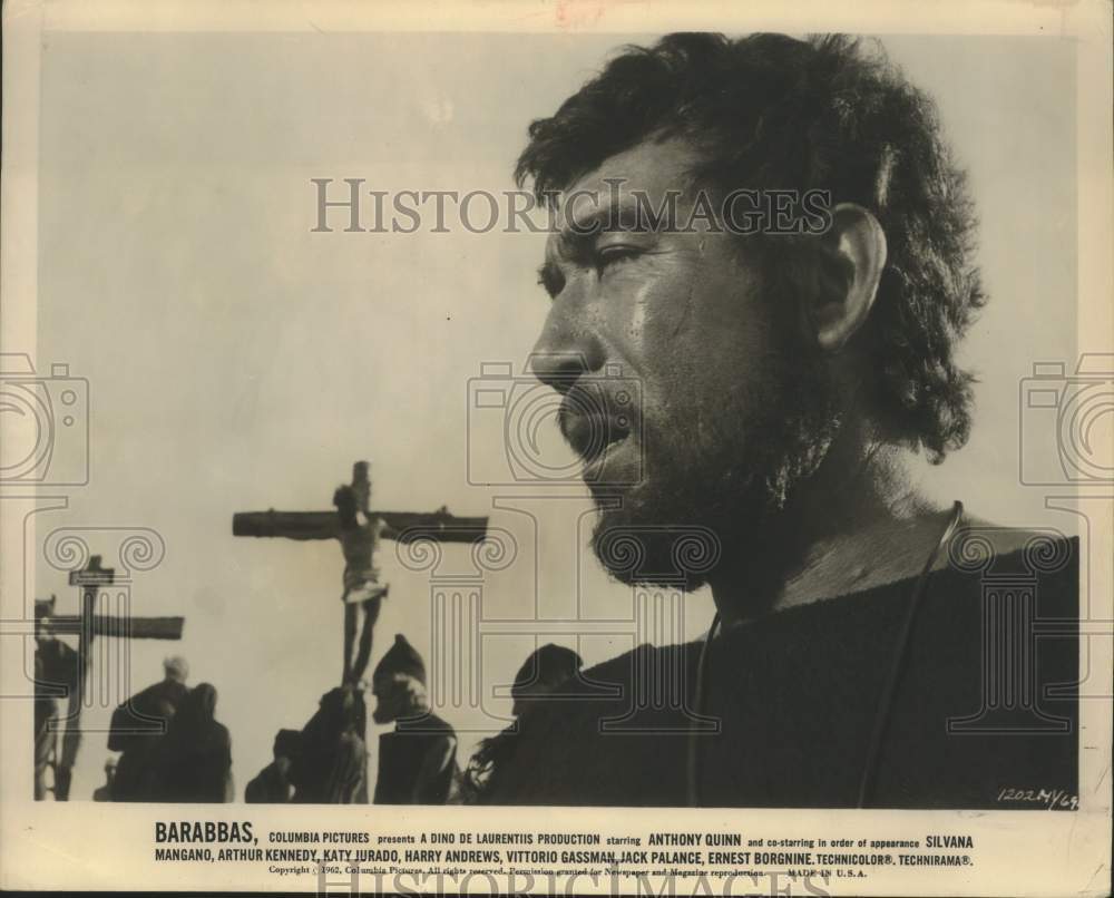 1963 Anthony Quinn Stars in "Barabbas" a Dino De Laurentiis Product-Historic Images