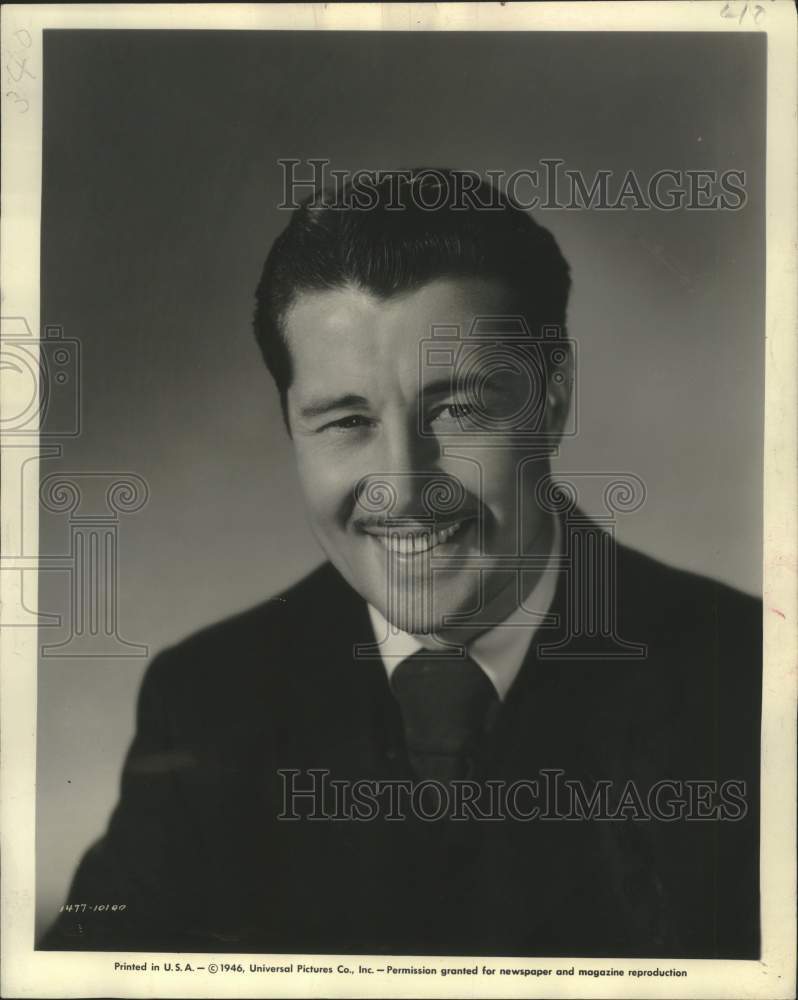 1946 Press Photo Versatile actor Don Ameche stars in &quot;So Goes My Love&quot; - Historic Images