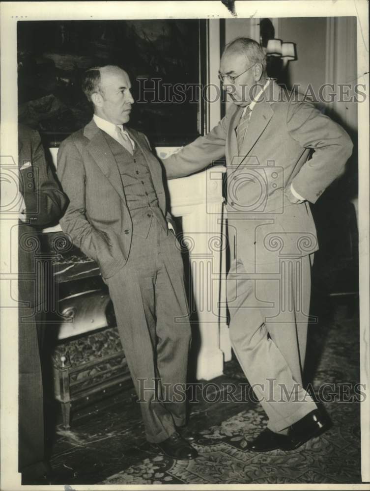 1941 Archibald MacLeish Librarian of Congress and Dr.Henry W Wriston - Historic Images