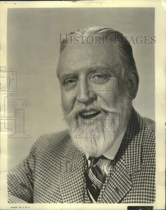 1946 Press Photo Veteran actor Monte Woolley stars in "Night and Day" - Historic Images