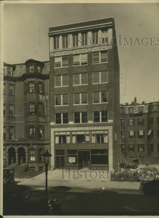 Arlington and Newbury Streets where a large block will be erected - Historic Images