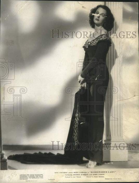 1947 Actress Hedy Lamarr stars in "Dishonored Lady" - Historic Images