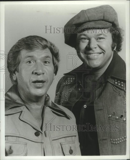 1976 Buck Owens and Roy Clark in Popular Variety Series "Hee Haw" - Historic Images