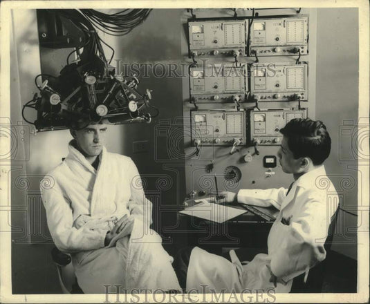 1988 Dr rShelley Chou's Geiger detection unit profiled on TV Show - Historic Images