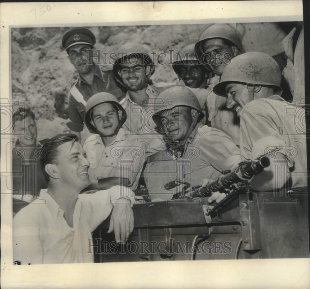 1949 Franklin Roosevelt Jr Leaves U.S. on Tour After Election - Historic Images