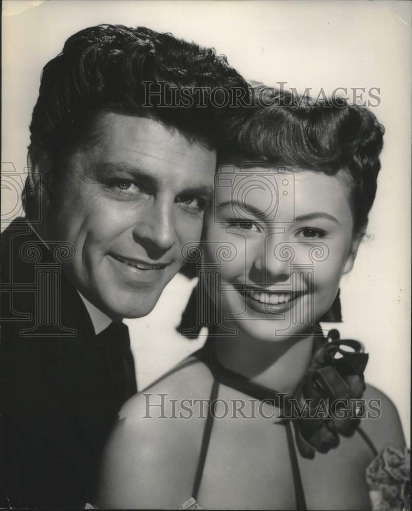 1951 Dale Robertson and Mitzie Gaynor star in the musical film - Historic Images