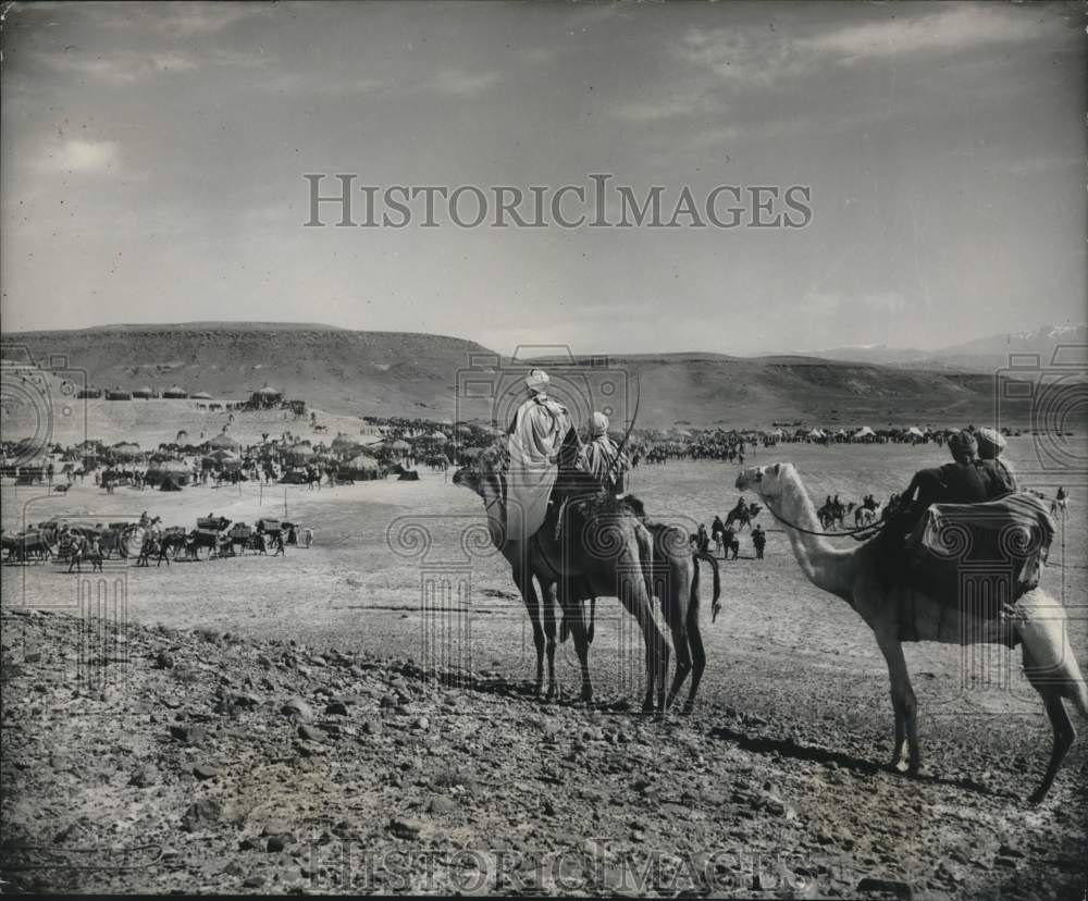 1950 Actor Tyrone Power in a desert scene for &quot;The Black Rose&quot;-Historic Images