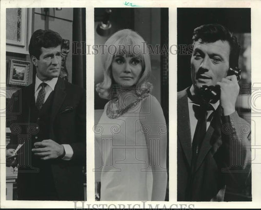 1968 The famous film stars in scenes from "Dial M For Murder" - Historic Images