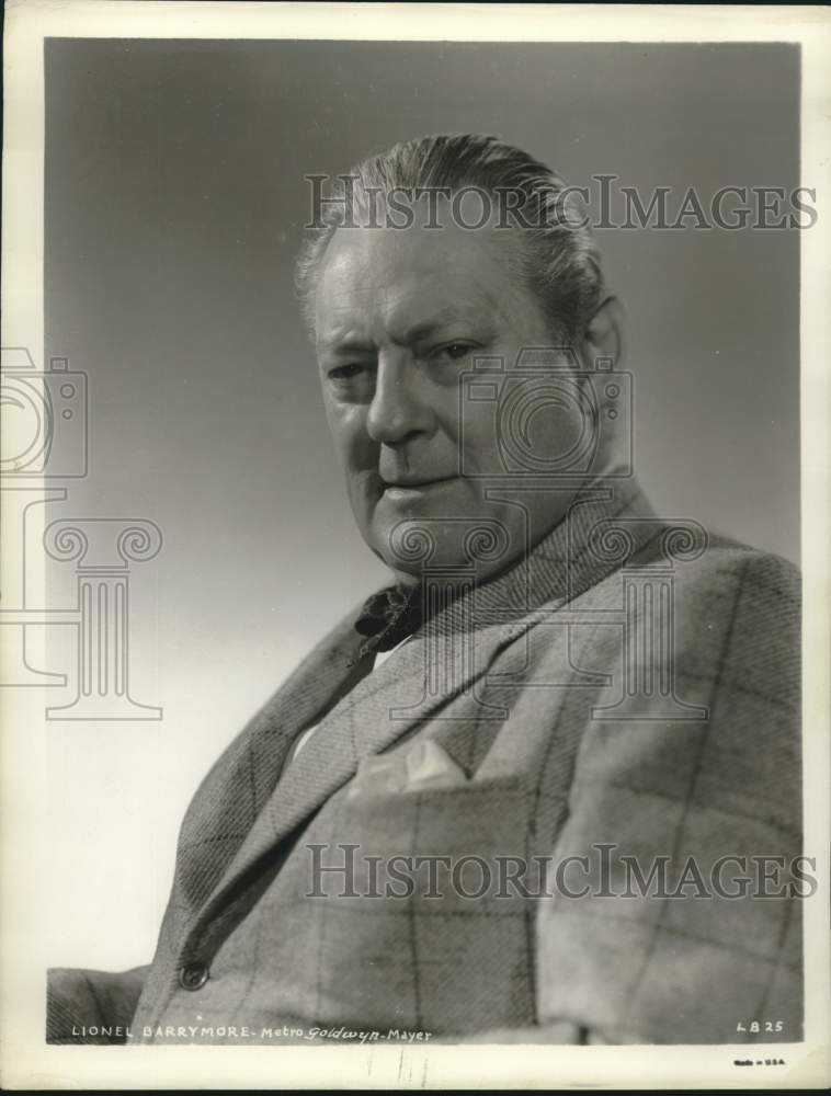 1946 Veteran actor Lionel Barrymore - Historic Images