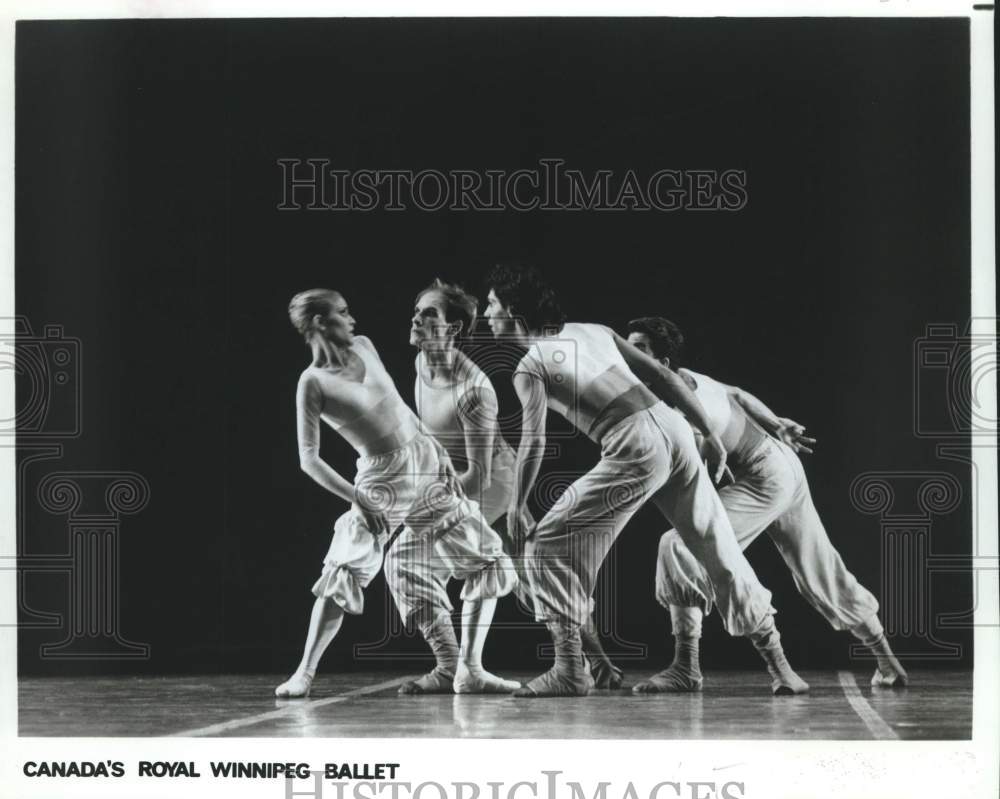 1986 Canada&#39;s Royal Winnipeg Ballet dancers appear in Symphony D - Historic Images