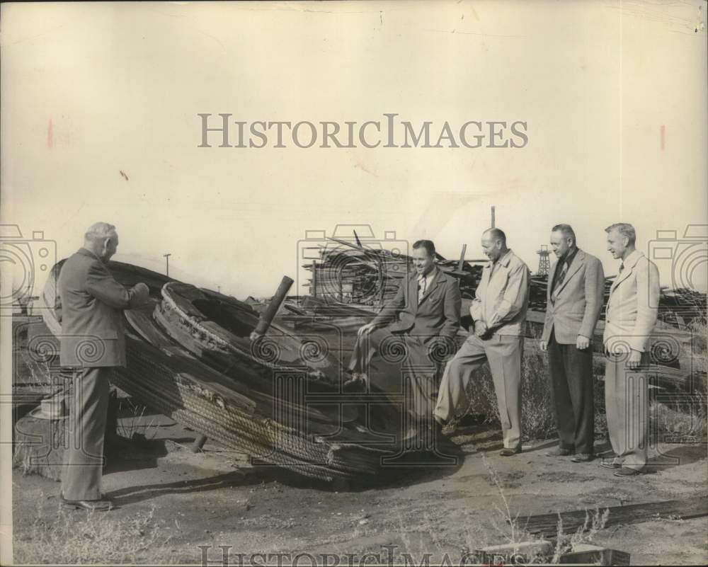 1956 Fifty-Six Year Old Confidence No. 2 Monument in Coalinga CA-Historic Images