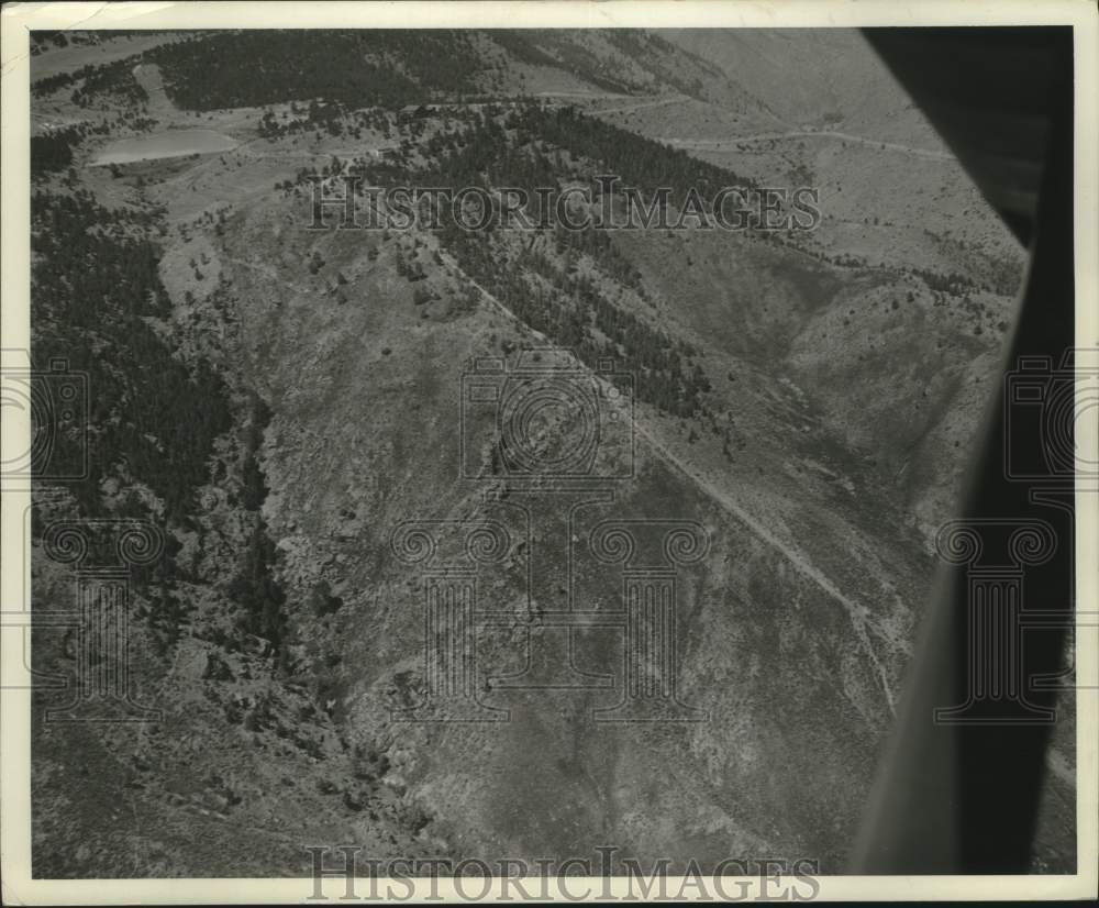 1947 Aerial View of Lookout Mountain, Colorado - Historic Images