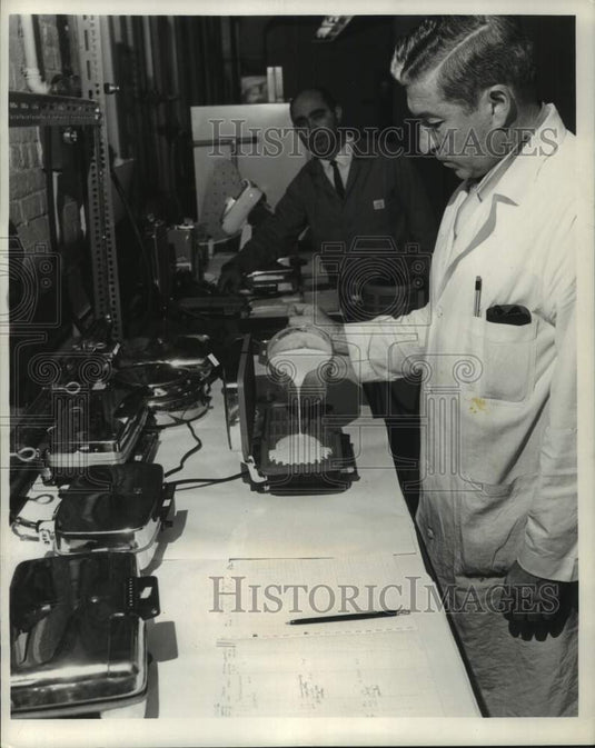 1968 Waffle Iron Test At Consumer's Union, Mt. Vernon, New York-Historic Images