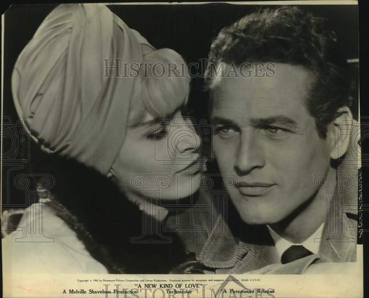 1963 Joanne Woodward & Paul Newman star in "A New Kind Of Love"-Historic Images
