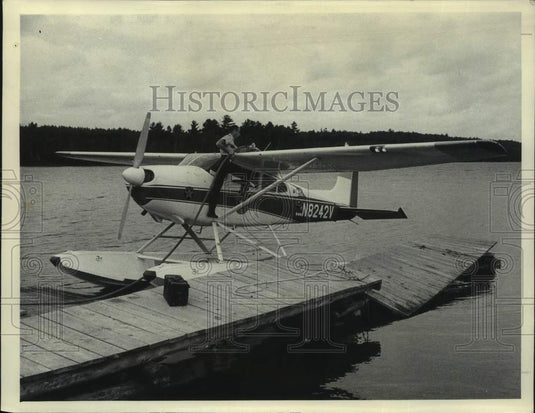 1966 Hodge Gassing Up For Routine Flights in New Plane - Historic Images