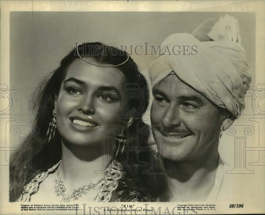 1951 Laurette Luez stars in the film "Kim" at The Music Hall - Historic Images