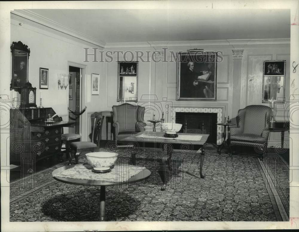 1958 Hancock Room at John Hancock Building in Boston-Historic Images