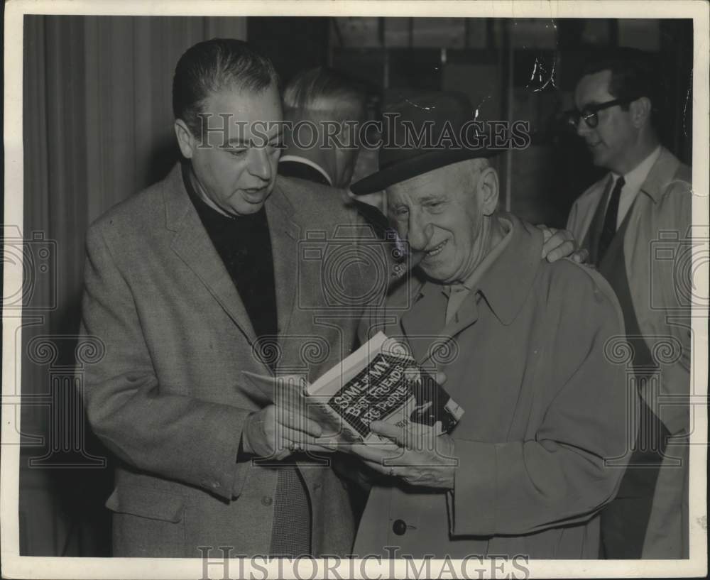 Art Moger &amp; Jimmy Durante Read &quot;Some of My Best Friends Are People&quot; - Historic Images